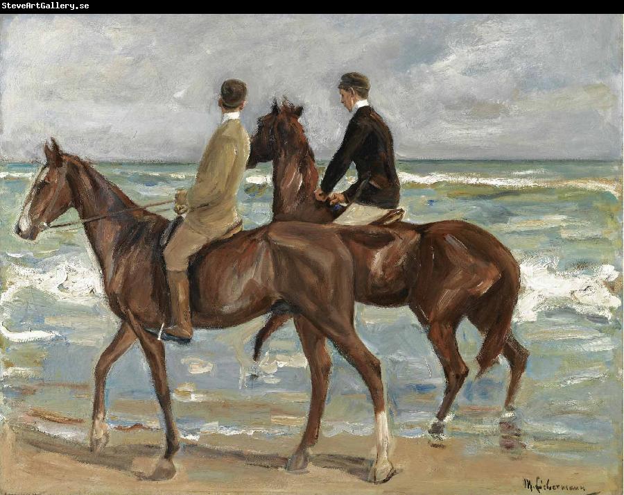 Max Liebermann Zwei Reiter am Strand